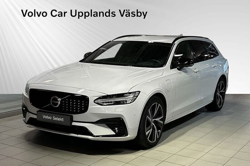 Vit Begagnad 2021 Volvo V90 R-Design Kombi | 434 900 kr (Lite dyr) - Bild 1/3