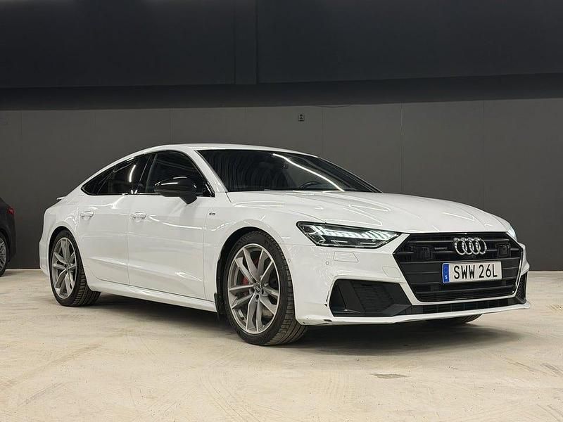 Begagnad Audi A7 S-Line 367 HK (269 kW) 2020 Vit Sedan