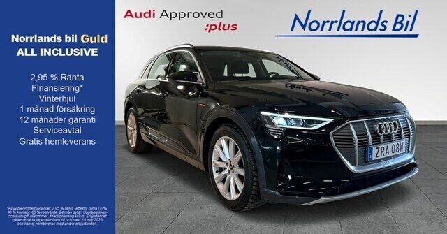 Svart Begagnad 2022 Audi e-tron Proline SUV | 489 000 kr (Marknadspris) - Bild 1/4