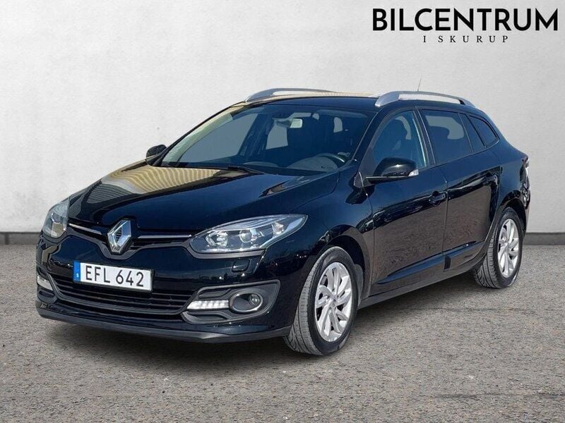 Svart Begagnad 2014 Renault Mégane GrandTour Kombi | 49 900 kr (Marknadspris) - Bild 1/4