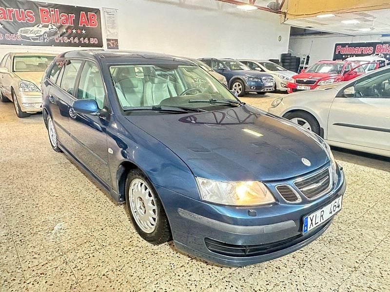 Blå Begagnad 2005 Saab 9-3 Vector Kombi | 25 900 kr (Marknadspris) - Bild 1/4
