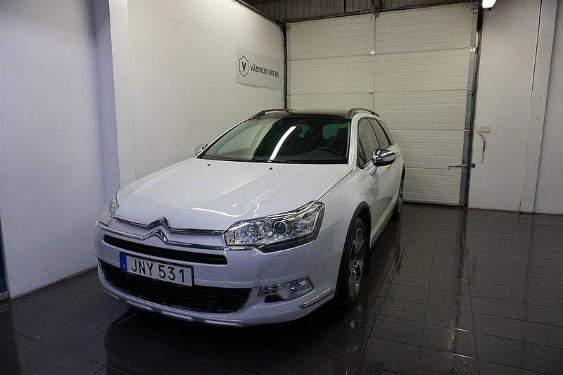 Vit Begagnad 2014 Citroën C5 Exclusive Kombi | 99 900 kr (Marknadspris) - Bild 1/4
