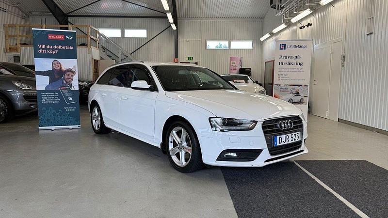 Vit Begagnad 2014 Audi A4 Comfort Kombi | 114 900 kr (Marknadspris) - Bild 1/4