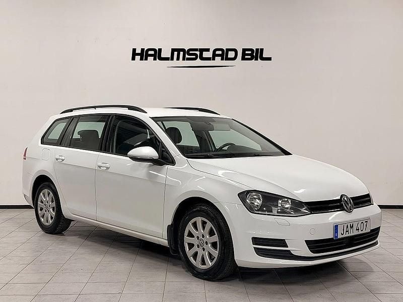 Begagnad VW Golf VII 110 HK (80 kW) 2015 Vit Kombi