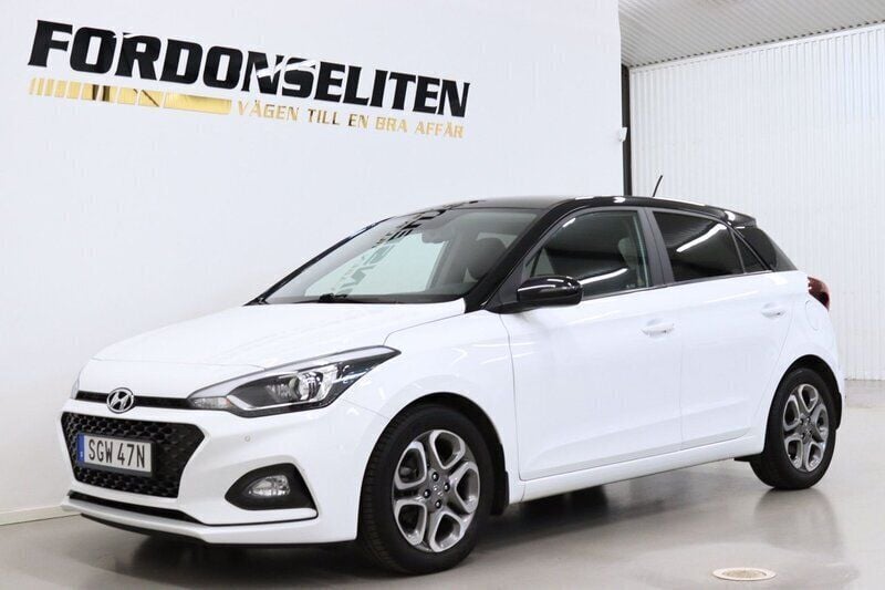 Vit Begagnad 2020 Hyundai i20 Edition Halvkombi | 149 808 kr (Marknadspris) - Bild 1/4