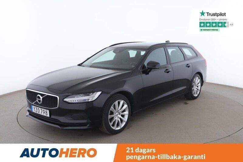 Svart Begagnad 2018 Volvo V90 Momentum Kombi | 239 000 kr (Bra pris) - Bild 1/4