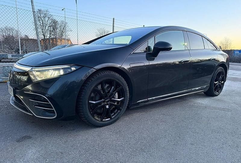 Begagnad Mercedes EQS450+ AMG line 264 kW (360 HK) 2021 Grå Halvkombi