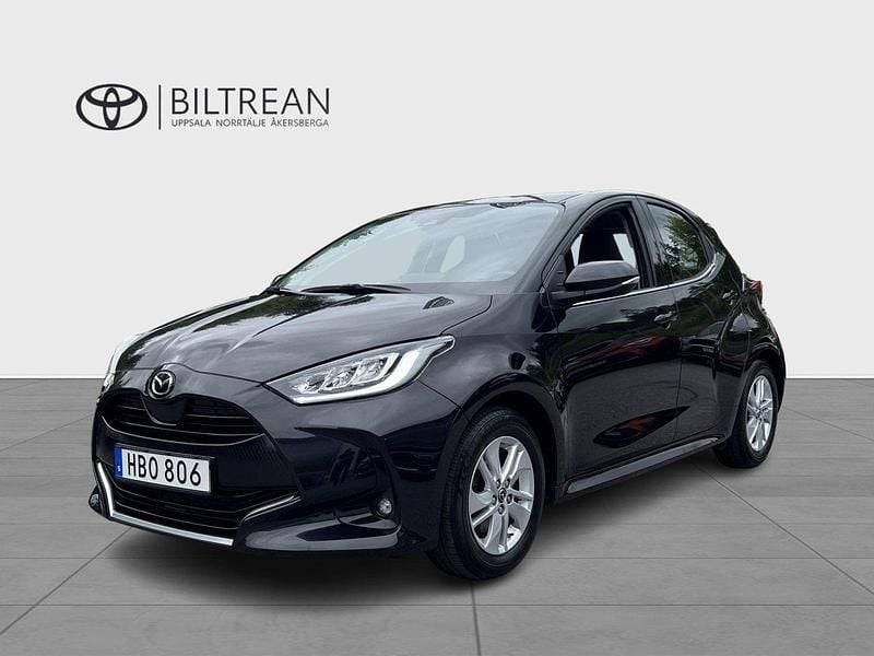 Svart Begagnad 2022 Mazda 2 Comfort Halvkombi | 195 000 kr (Bra pris) - Bild 1/4