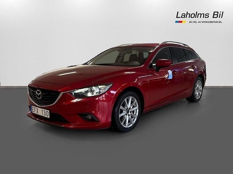 Röd Begagnad 2013 Mazda 6 Vision Kombi | 134 900 kr (Marknadspris) - Bild 1/4
