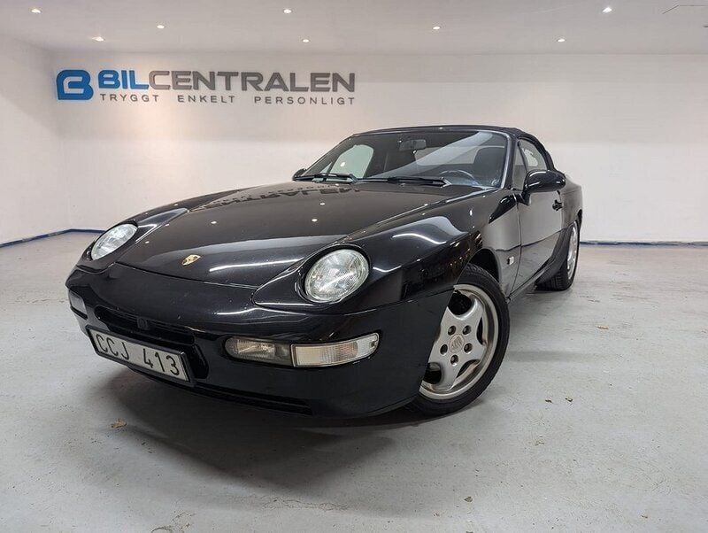 Svart Begagnad 1992 Porsche 968 Cab | 299 800 kr - Bild 1/3