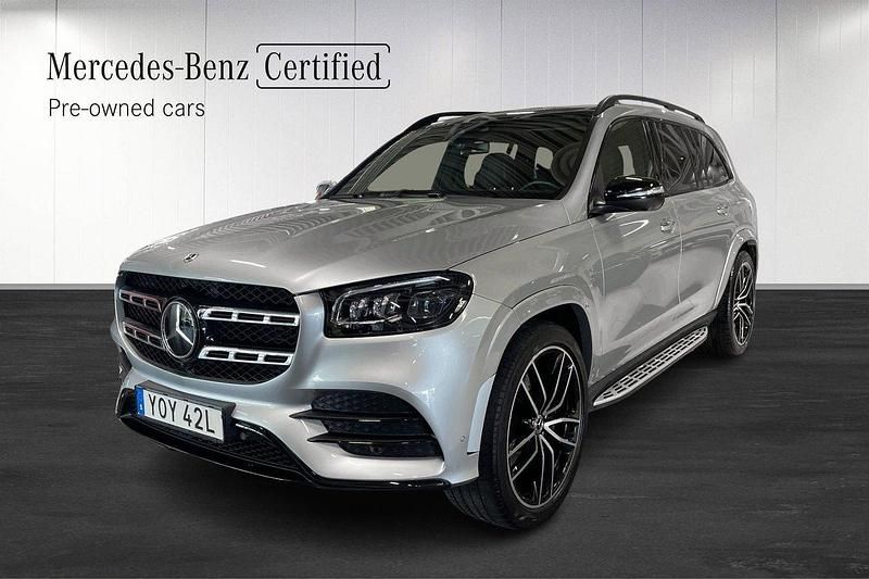 Silver Begagnad 2022 Mercedes GLS400 AMG SUV | 999 000 kr (Marknadspris) - Bild 1/4