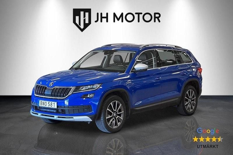 Blå Begagnad 2019 Skoda Kodiaq Business Line SUV | 249 900 kr (Marknadspris) - Bild 1/4