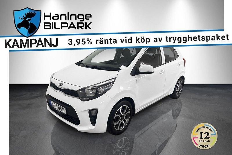 Vit Begagnad 2018 Kia Picanto Advance Halvkombi | 79 900 kr (Marknadspris) - Bild 1/4