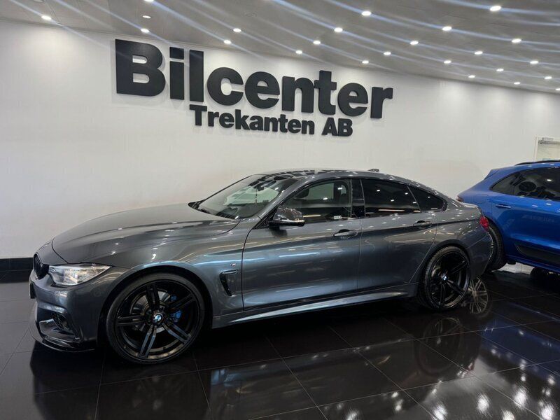 Grå Begagnad 2015 BMW 420 Gran Coupé M Sport Sportkupé | 204 900 kr (Lite dyr) - Bild 1/4