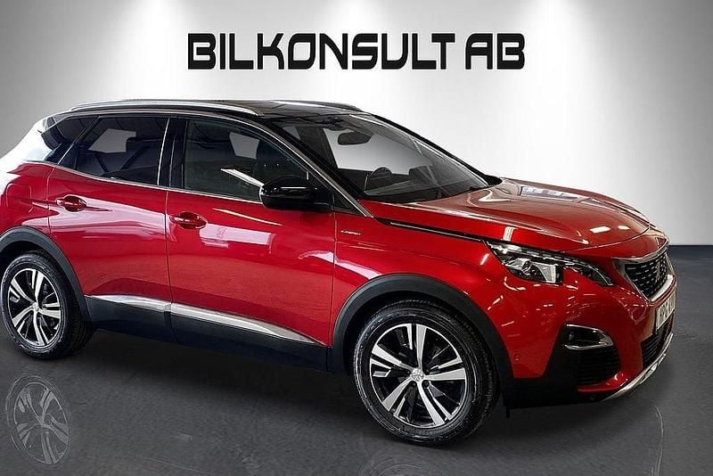 Begagnad Peugeot 3008 Business-Line 181 HK (133 kW) 2019 Röd SUV