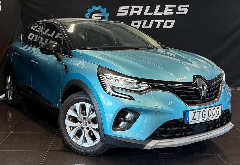 Blå Begagnad 2020 Renault Captur SUV | 181 000 kr (Marknadspris) - Bild 1/4