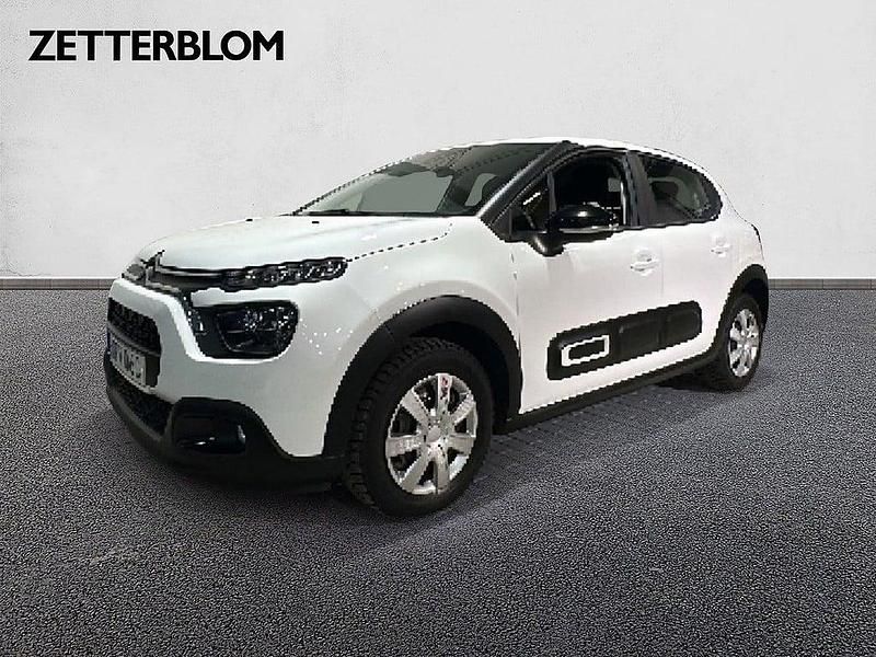 Begagnad Citroën C3 PureTech 83 HK (61 kW) 2021 Vit Halvkombi