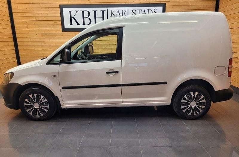 Vit Begagnad 2013 VW Caddy Minibuss | 54 900 kr (Marknadspris) - Bild 1/4