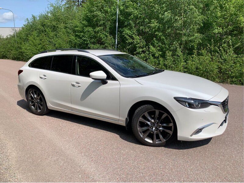 Vit Begagnad 2015 Mazda 6 Kombi | 92 000 kr (Superpris) - Bild 1/4