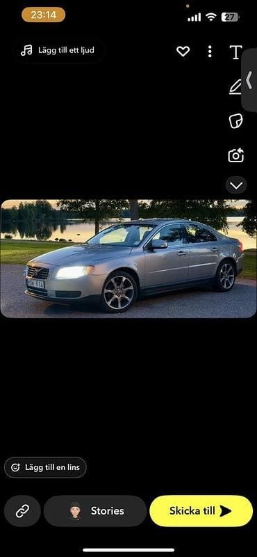 Silver Begagnad 2009 Volvo S80 Kinetic Sedan | 65 000 kr (Lite dyr) - Bild 1/3