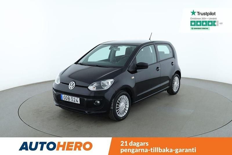 Svart Begagnad 2016 VW up! high up! Halvkombi | 88 000 kr (Marknadspris) - Bild 1/4