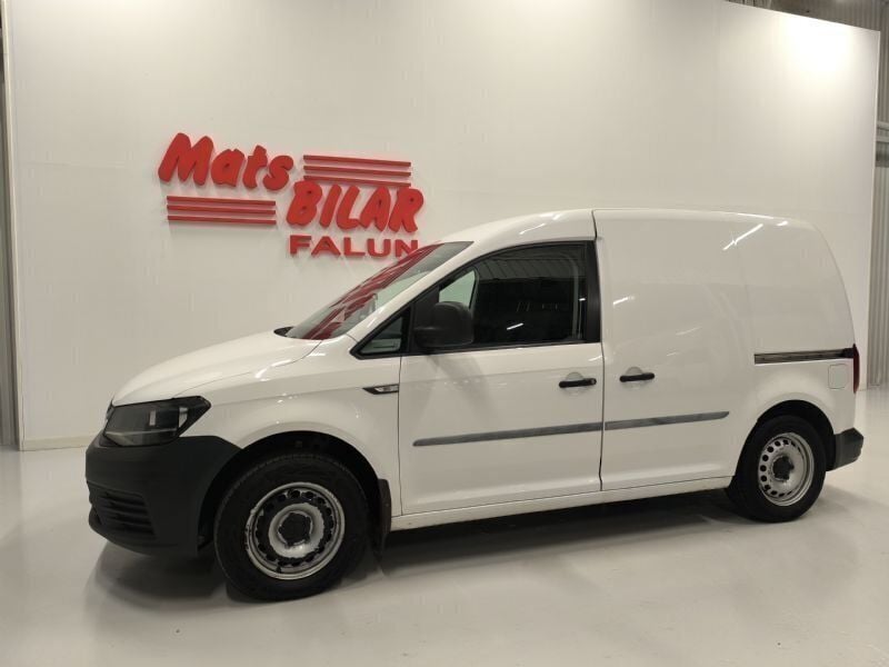 Vit Begagnad 2019 VW Caddy Minibuss | 129 900 kr (Marknadspris) - Bild 1/4