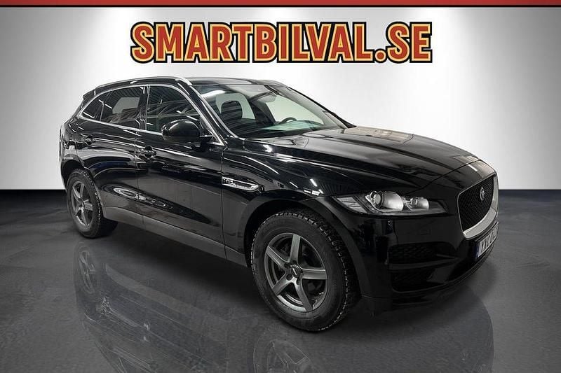 Svart Begagnad 2018 Jaguar F-Pace SUV | 189 900 kr (Marknadspris) - Bild 1/4
