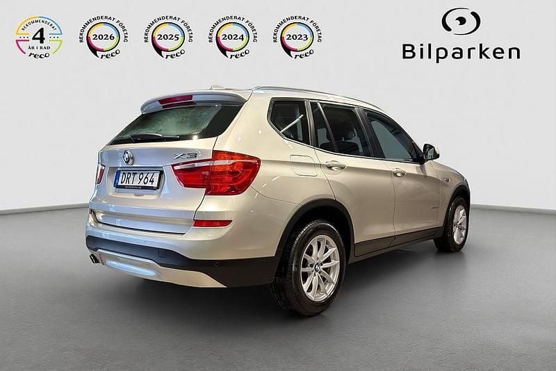 Begagnad BMW X3 190 HK (139 kW) 2014 Ljusgrå SUV