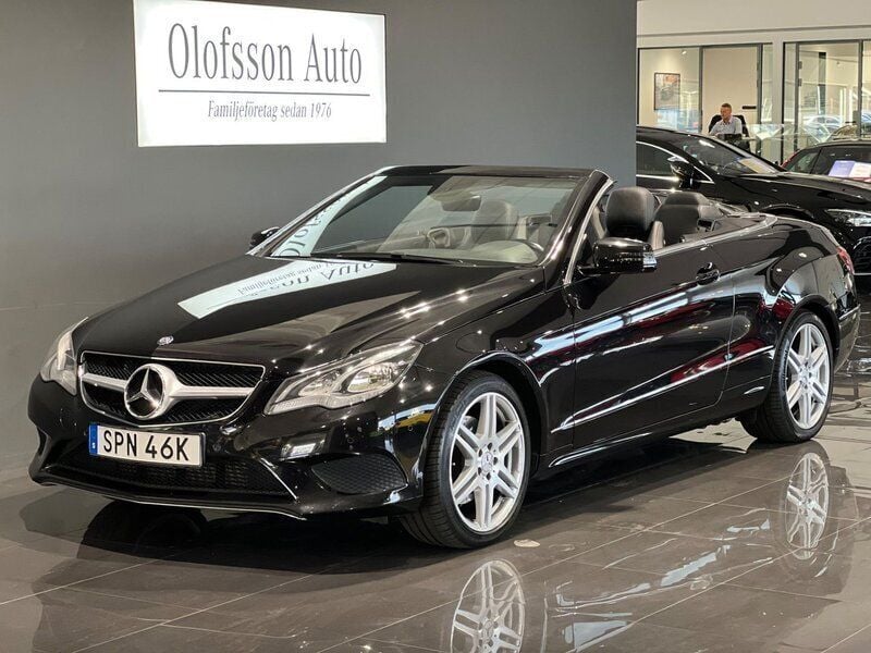 Svart Begagnad 2014 Mercedes E220 Avantgarde Cab | 259 900 kr - Bild 1/4