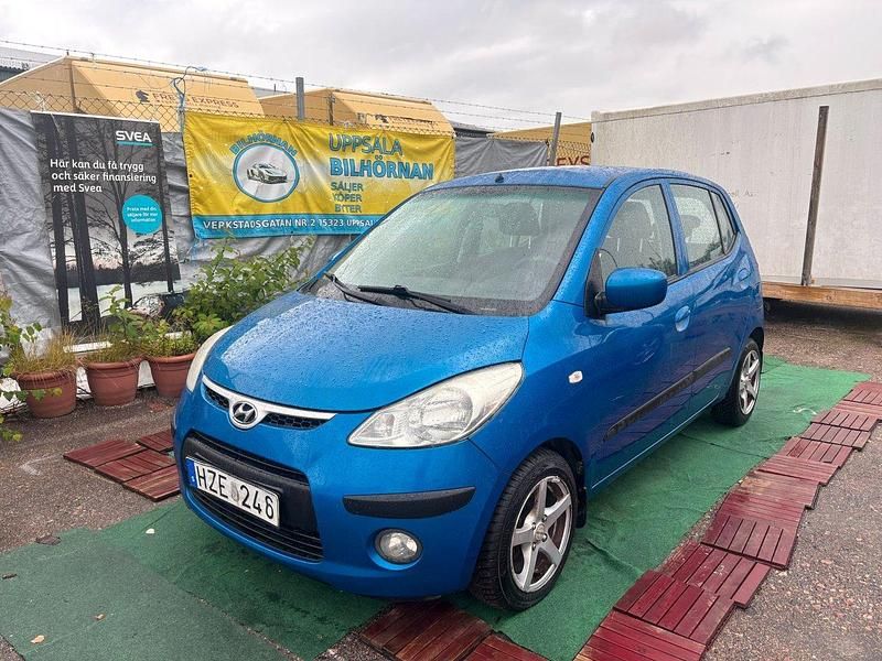 Blå Begagnad 2008 Hyundai i10 Halvkombi | 16 900 kr (Marknadspris) - Bild 1/4