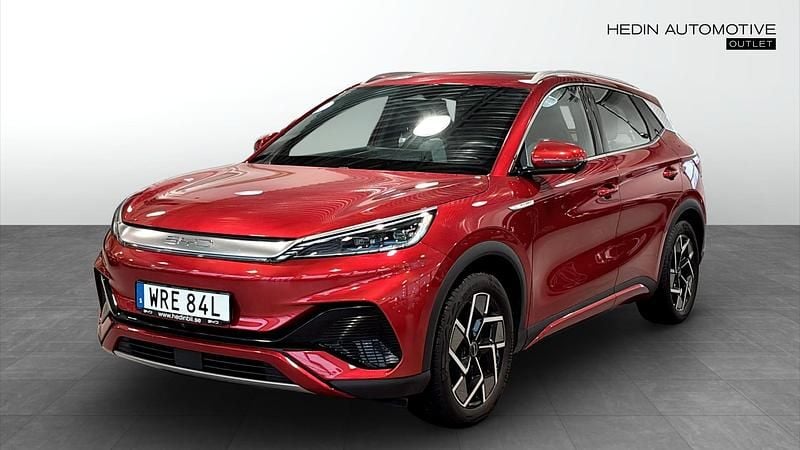 Röd (red) Begagnad 2022 BYD Atto 3 Design SUV | 262 900 kr (Bra pris) - Bild 1/4