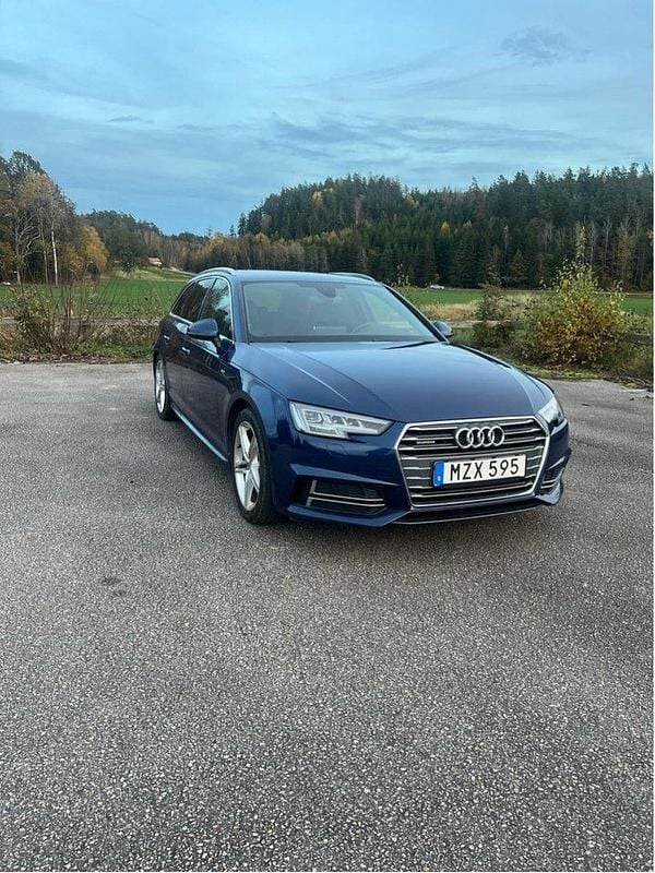 Blå Begagnad 2016 Audi A4 S-Line Kombi | 189 000 kr (Lite dyr) - Bild 1/4