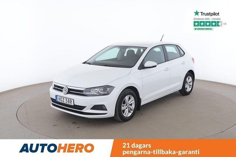 Vit Begagnad 2020 VW Polo Halvkombi | 164 000 kr (Marknadspris) - Bild 1/4