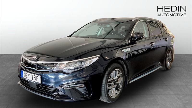 Blå (blue) Begagnad 2019 Kia Optima Hybrid 2 Sedan | 199 800 kr (Bra pris) - Bild 1/4
