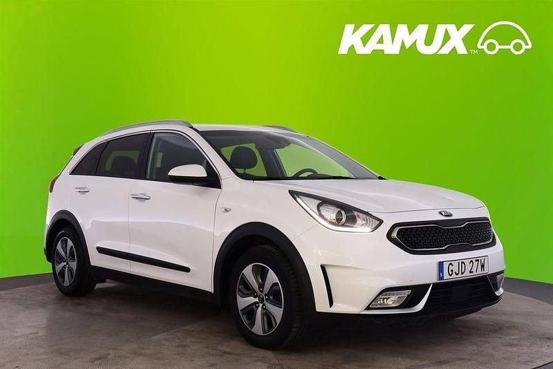 Vit Begagnad 2019 Kia Niro Advance SUV | 172 800 kr (Bra pris) - Bild 1/3