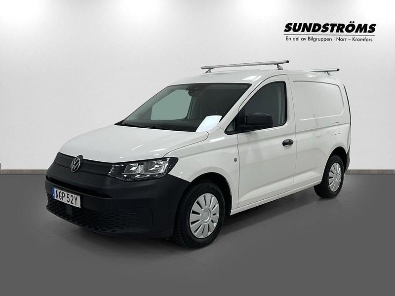 Vit Begagnad 2023 VW Caddy Minibuss | 259 900 kr (Lite dyr) - Bild 1/4