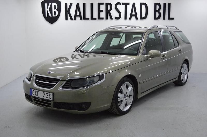 Grön Begagnad 2008 Saab 9-5 Vector Kombi | 79 900 kr - Bild 1/4