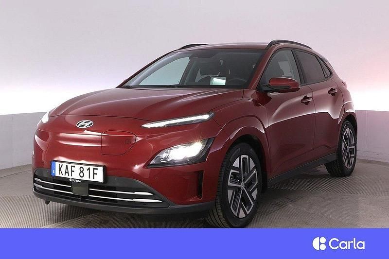 Röd Begagnad 2021 Hyundai Kona Advanced Plus SUV | 269 900 kr (Lite dyr) - Bild 1/4