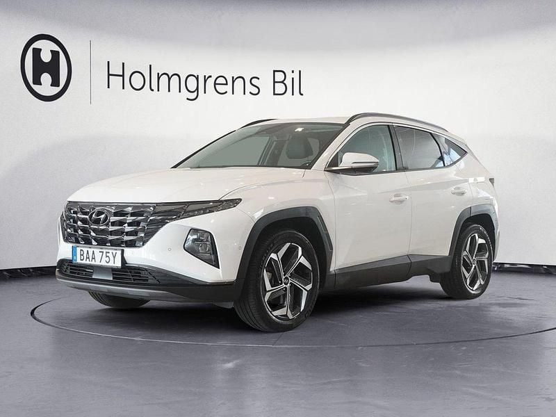 Vit Begagnad 2022 Hyundai Tucson Advanced SUV | 398 800 kr (Dyr) - Bild 1/4