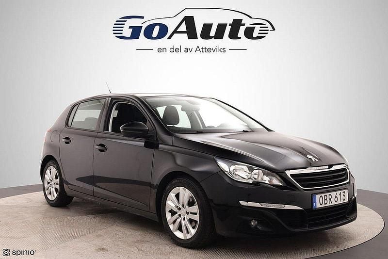 Svart Begagnad 2013 Peugeot 308 Halvkombi | 58 500 kr (Dyr) - Bild 1/4