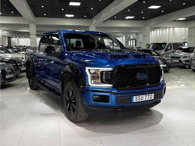 Blå Begagnad 2016 Ford F-150 Pickup | 379 900 kr - Bild 1/4
