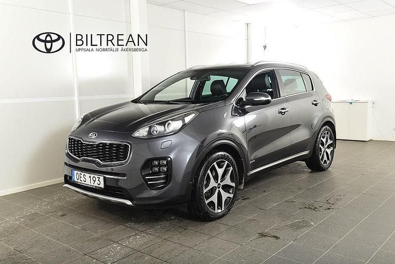 Begagnad Kia Sportage GT-Line 185 HK (136 kW) 2016 Grå SUV