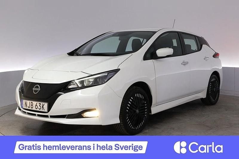 Vit Begagnad 2022 Nissan Leaf Acenta Halvkombi | 232 900 kr (Marknadspris) - Bild 1/4