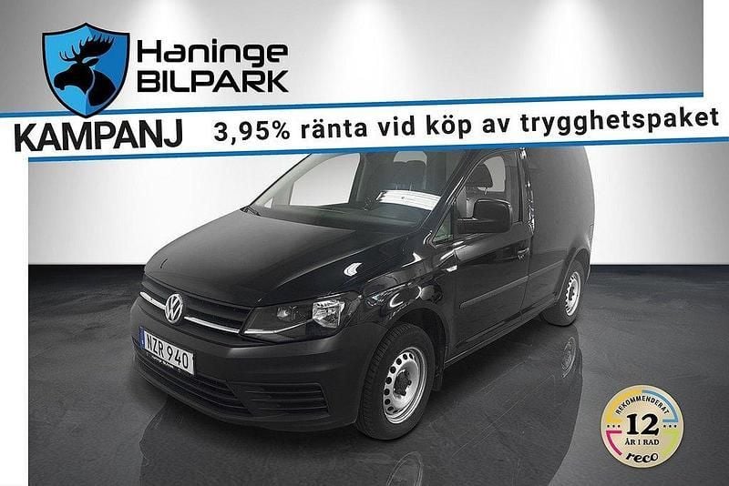 Svart Begagnad 2016 VW Caddy Minibuss | 99 900 kr (Marknadspris) - Bild 1/2