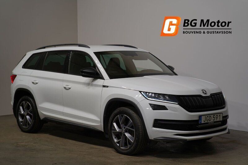 Vit Begagnad 2018 Skoda Kodiaq Business Line SUV | 234 800 kr (Marknadspris) - Bild 1/3