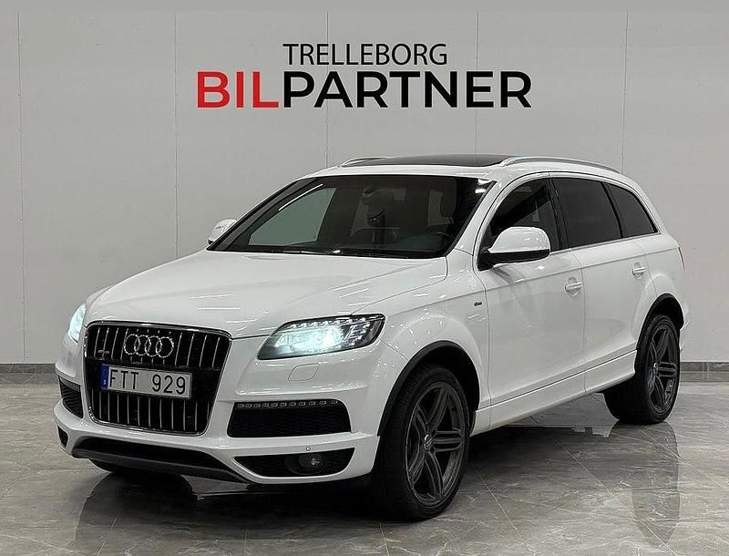 Vit Begagnad 2011 Audi Q7 S-Line SUV | 149 900 kr (Marknadspris) - Bild 1/4