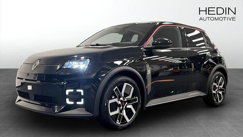 Svart Ny 2025 Renault R5 Techno Halvkombi | 405 800 kr (Marknadspris) - Bild 1/4