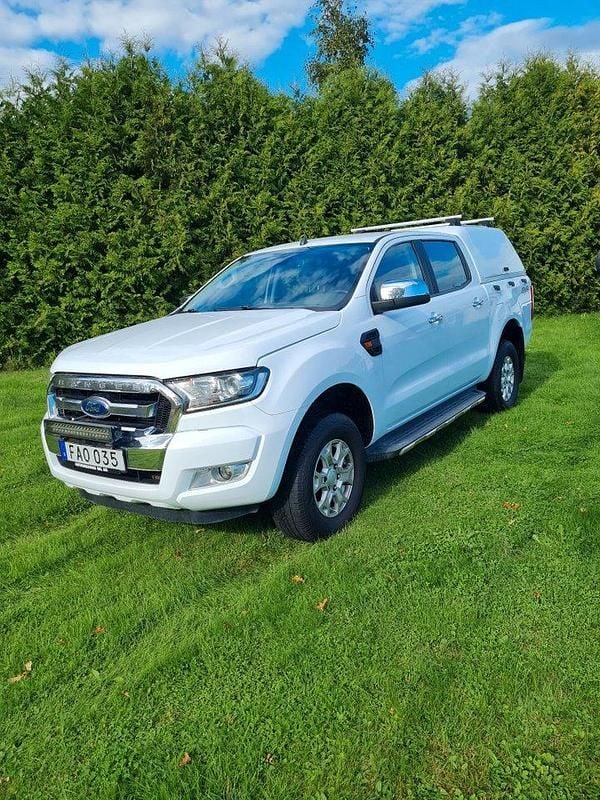 Vit Begagnad 2018 Ford Ranger XLT Pickup | 198 000 kr (Marknadspris) - Bild 1/4