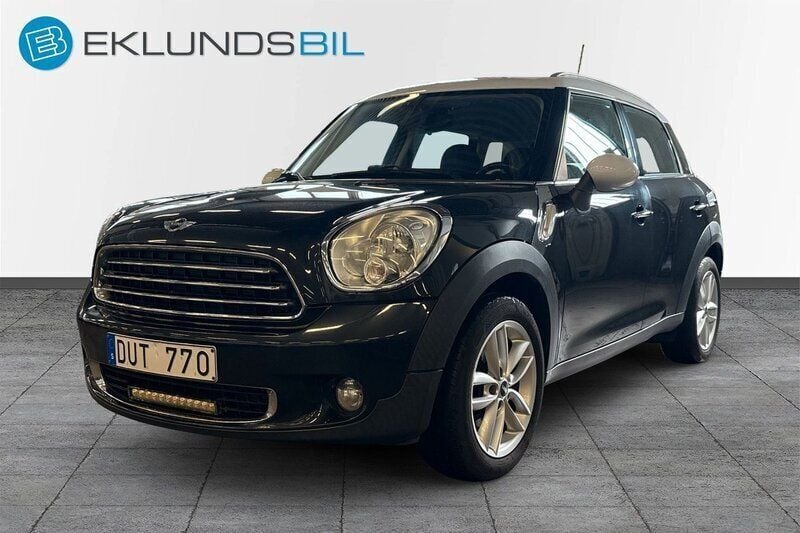 Svart Begagnad 2012 Mini Cooper D Countryman Chili SUV | 69 900 kr (Bra pris) - Bild 1/4