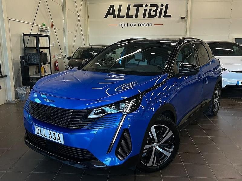 Blå Begagnad 2021 Peugeot 3008 GTi SUV | 239 900 kr (Bra pris) - Bild 1/4